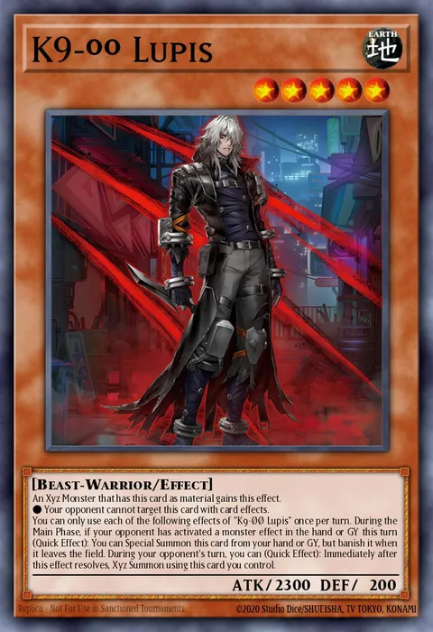 K9-ØØ Lupis trading card