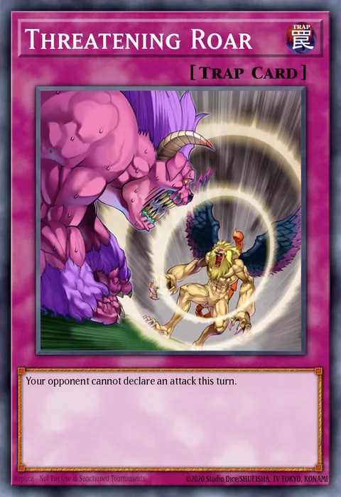 Threatening Roar trading card