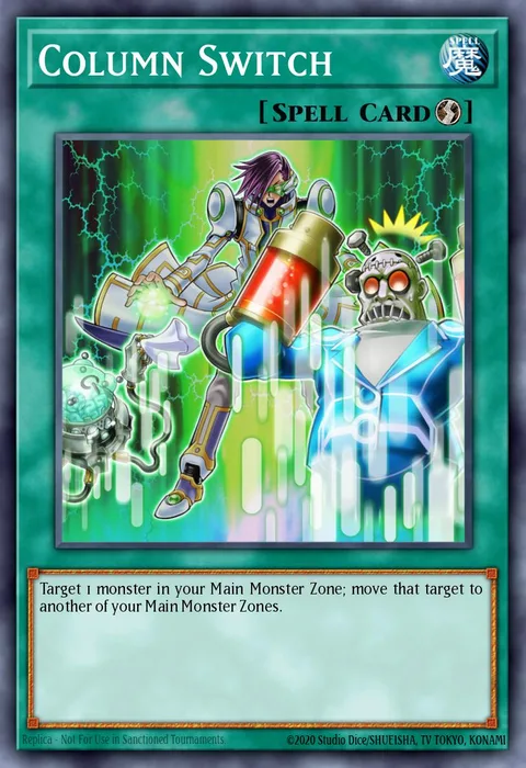 Column Switch trading card