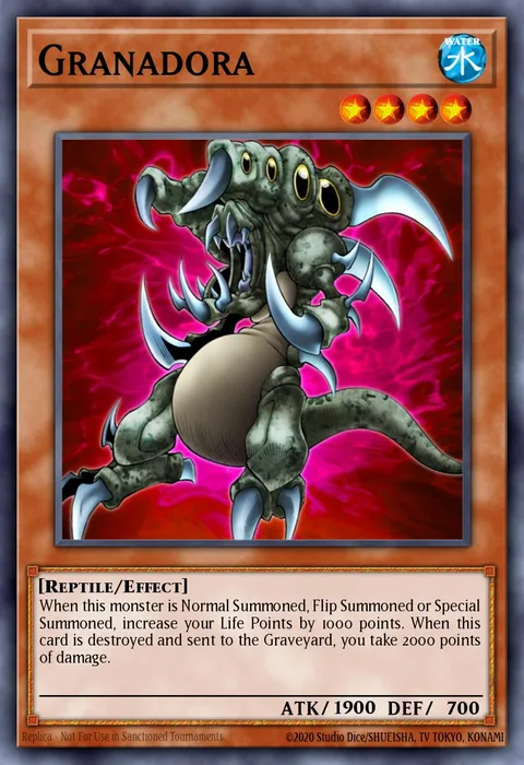 Granadora trading card