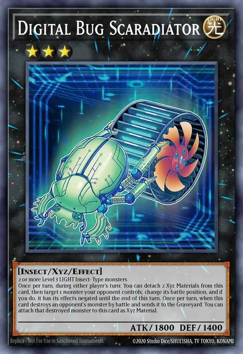 Digital Bug Scaradiator trading card