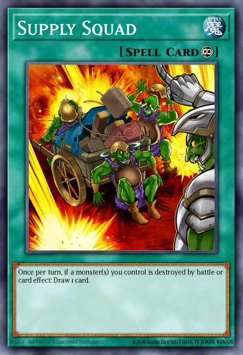 Supply Squad trading card