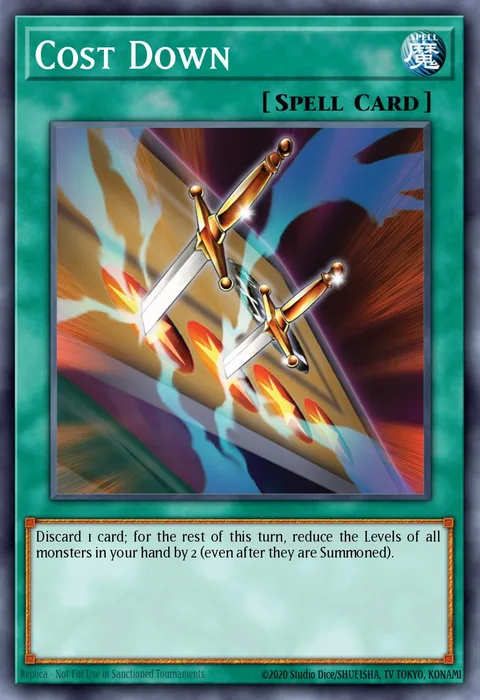 Cost Down trading card