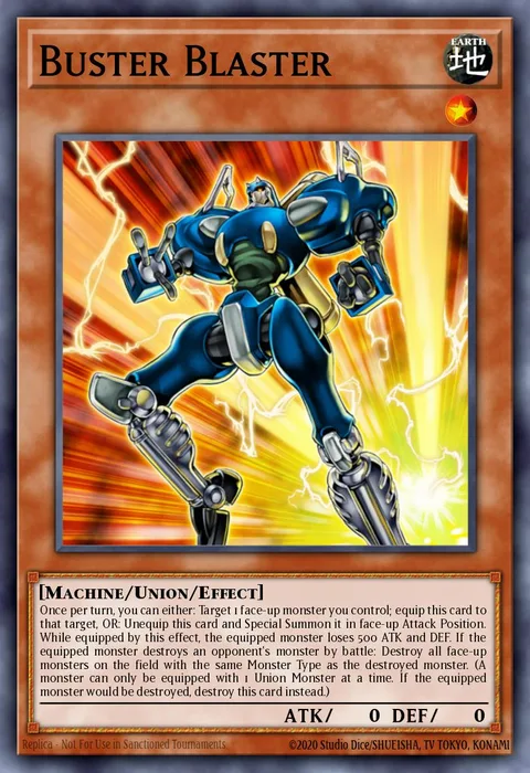 Buster Blaster trading card