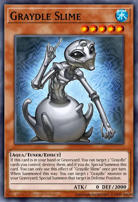 Graydle Slime trading card