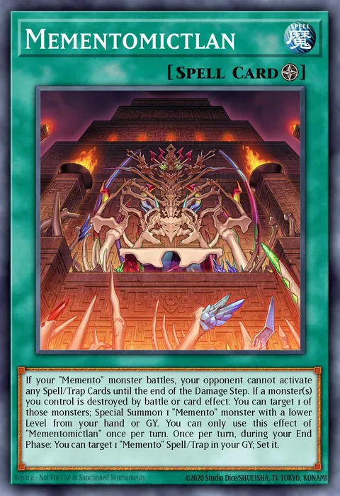 Mementomictlan trading card