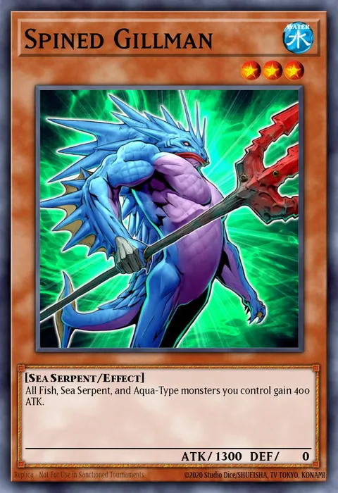 Spined Gillman trading card