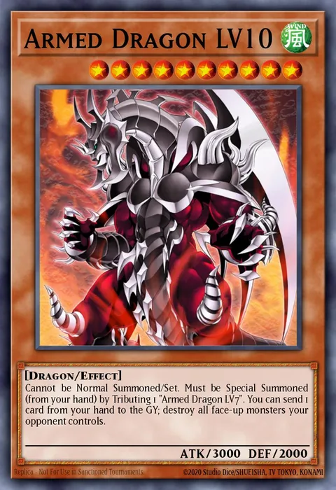 Armed Dragon LV10 trading card