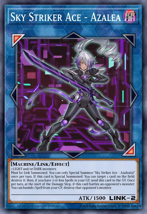 Sky Striker Ace - Azalea trading card