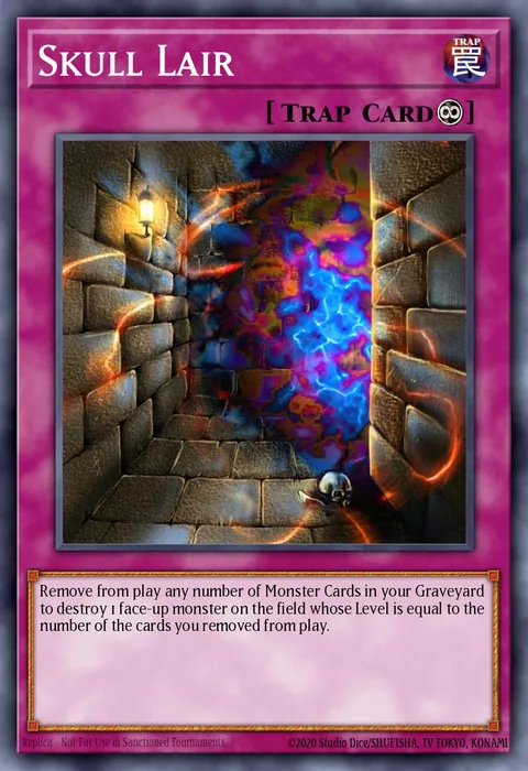 Skull Lair trading card