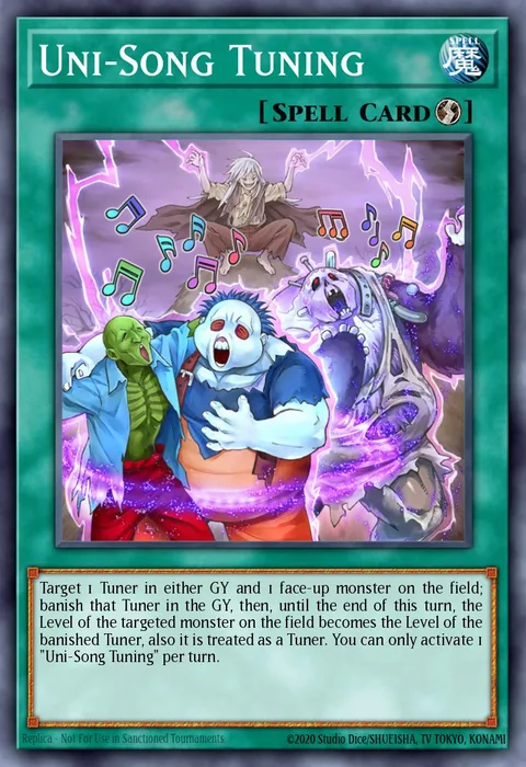 Uni-Song Tuning trading card