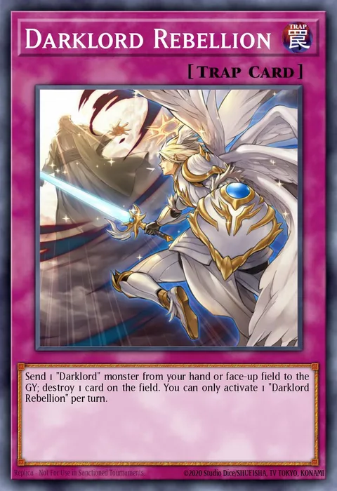 Darklord Rebellion trading card