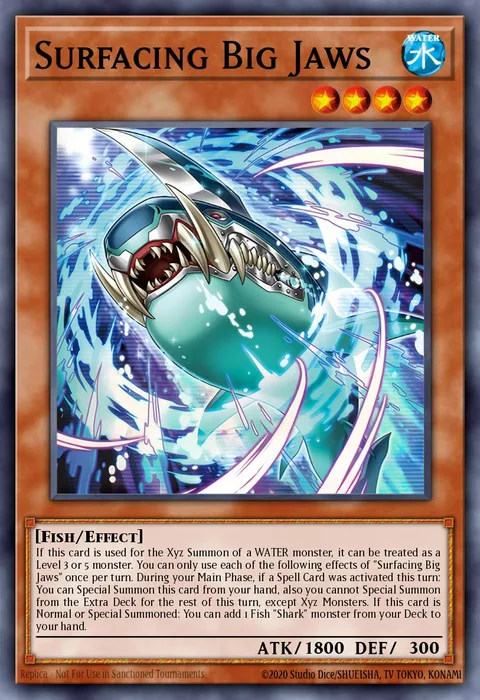 Surfacing Big Jaws trading card