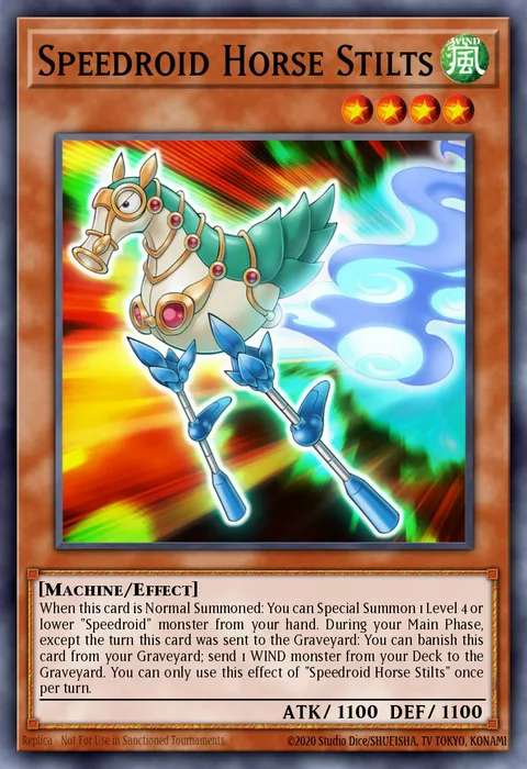 Speedroid Horse Stilts trading card