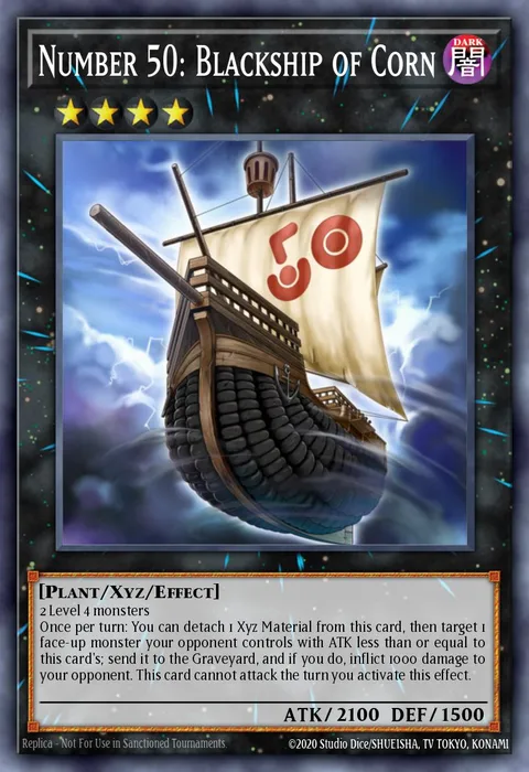 Number 50: Blackship of Corn trading card