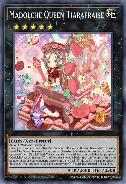 Madolche Queen Tiarafraise trading card