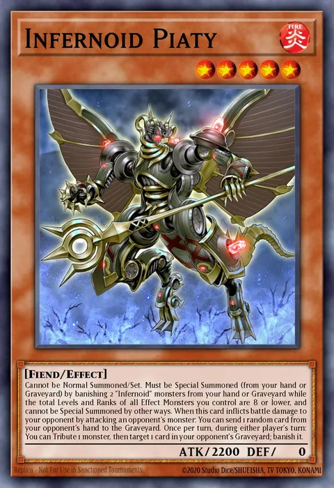 Infernoid Piaty trading card