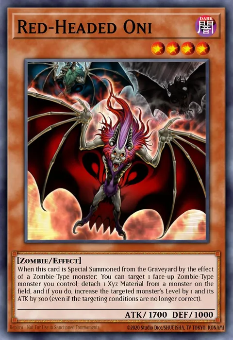 Red-Headed Oni trading card