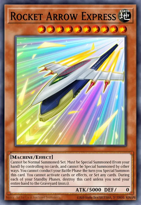 Rocket Arrow Express trading card