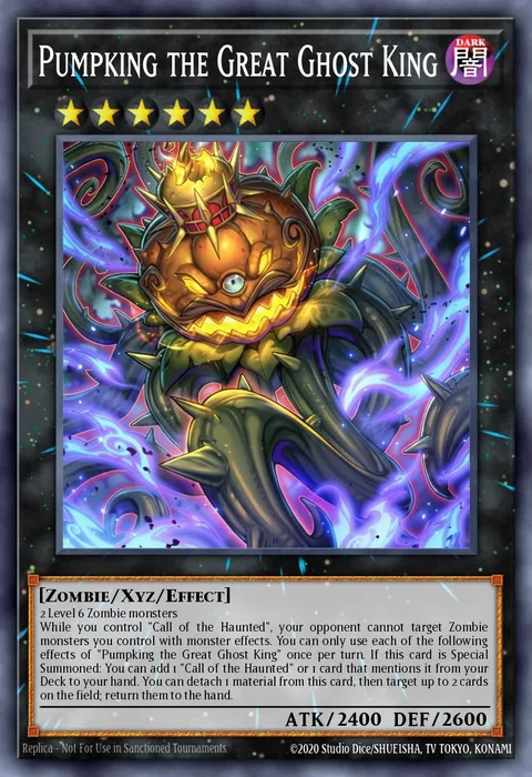 Pumpking the Great Ghost King trading card