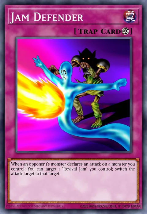 Jam Defender trading card