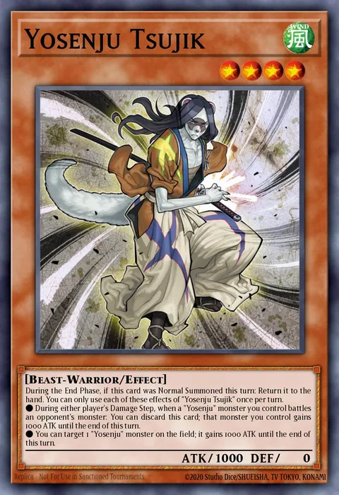 Yosenju Tsujik trading card