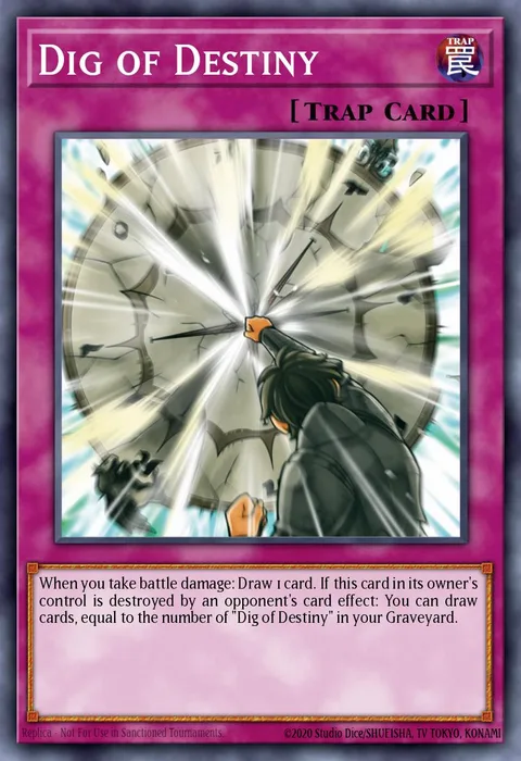 Dig of Destiny trading card
