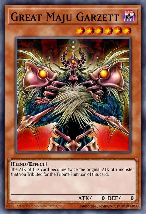 Great Maju Garzett trading card