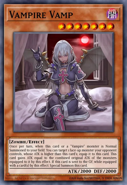 Vampire Vamp trading card
