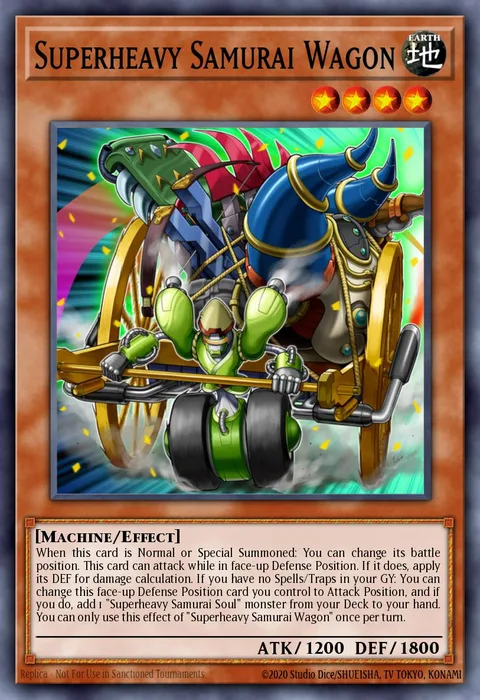 Superheavy Samurai Wagon trading card
