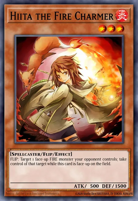 Hiita the Fire Charmer trading card