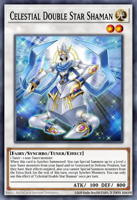 Celestial Double Star Shaman trading card