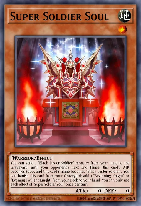 Super Soldier Soul trading card