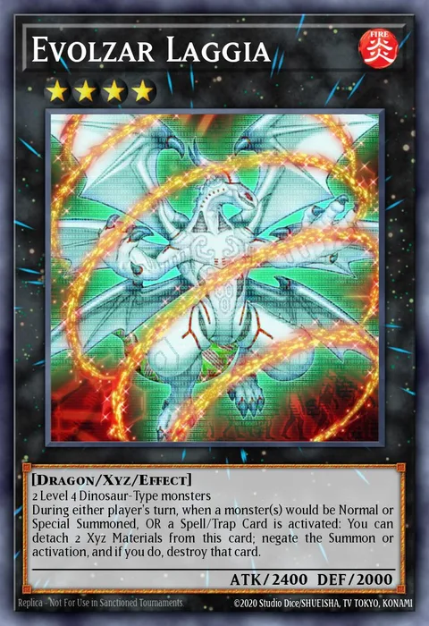 Evolzar Laggia trading card