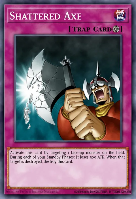 Shattered Axe trading card