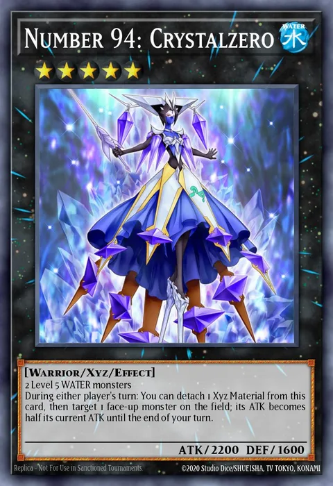 Number 94: Crystalzero trading card