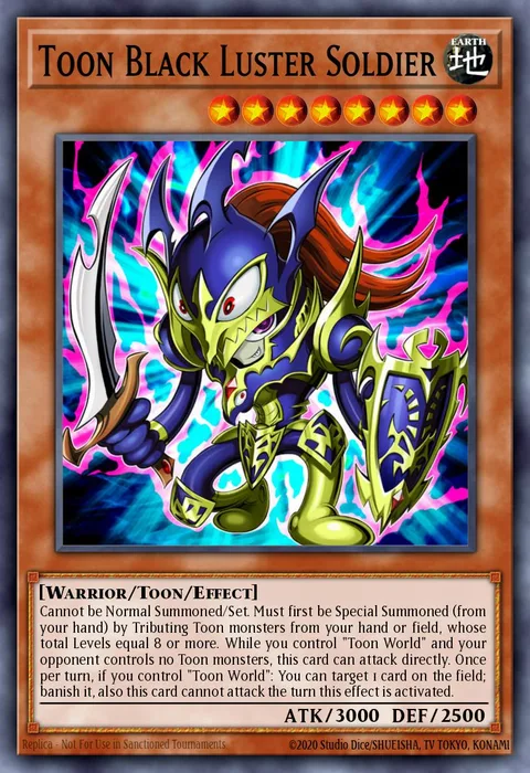 Toon Black Luster Soldier trading card