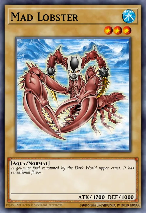 Mad Lobster trading card