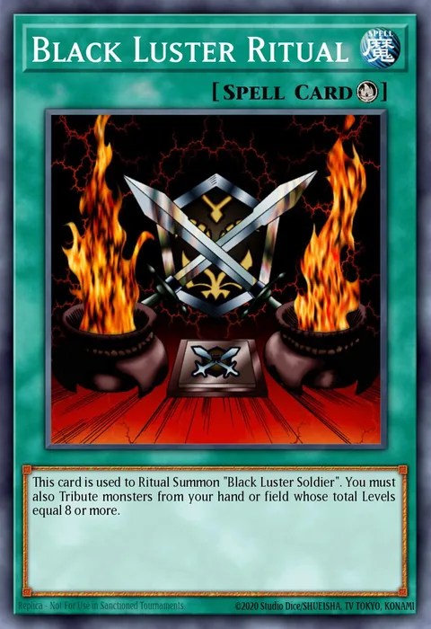 Black Luster Ritual trading card