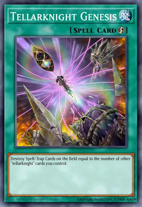 Tellarknight Genesis trading card