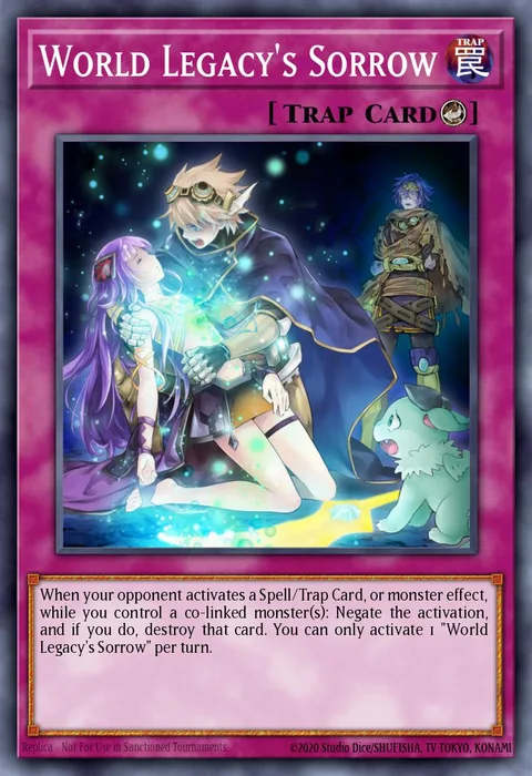 World Legacy's Sorrow trading card