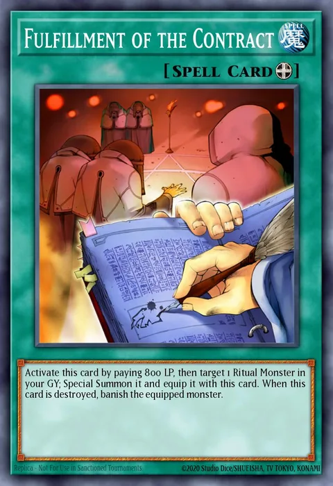 Fulfillment of the Contract trading card