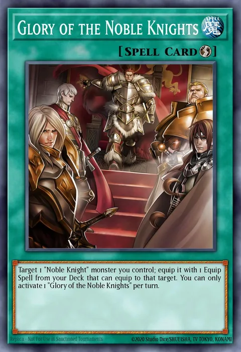 Glory of the Noble Knights trading card