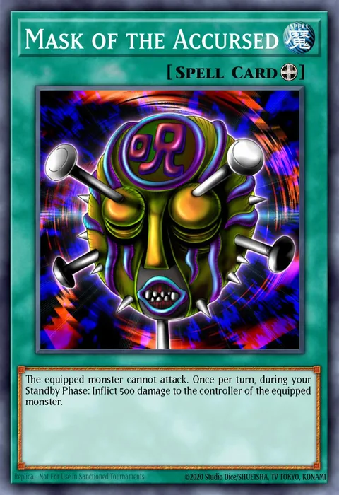 Mask of the Accursed trading card