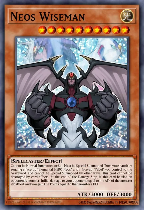 Neos Wiseman trading card