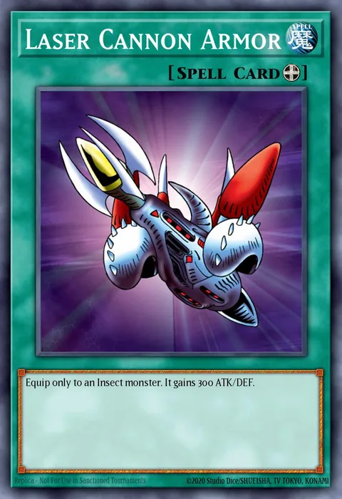 Laser Cannon Armor trading card