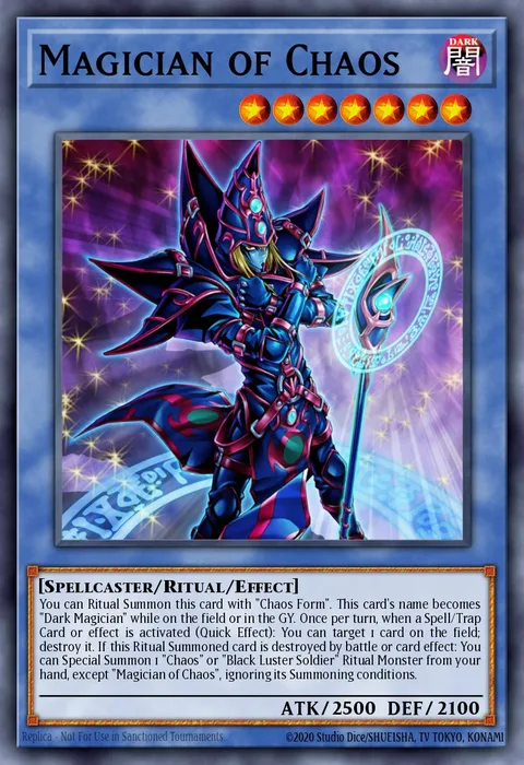 Magician of Chaos trading card