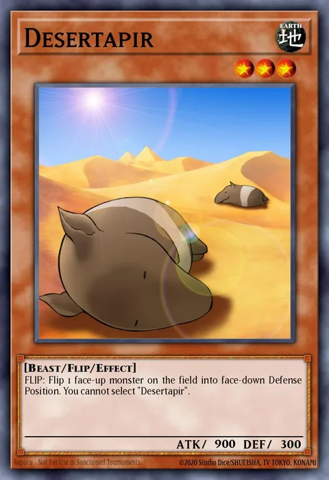 Desertapir trading card