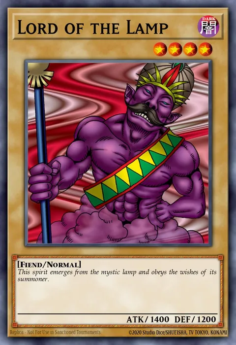 Lord of the Lamp trading card