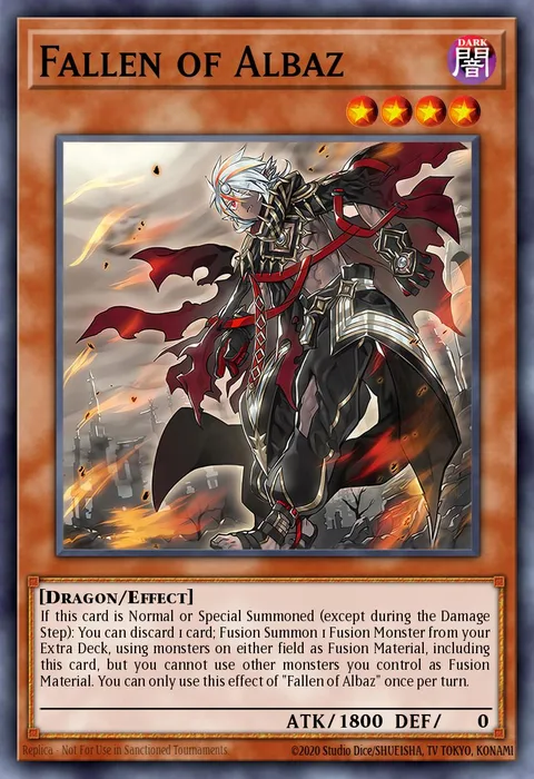 Fallen of Albaz trading card